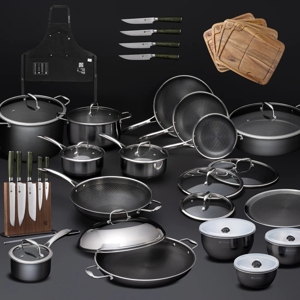 Unbeatable deals, coupons, offers and cashback are available on Cook Like a Pro with HexClad Cookware Collection through OODLZ from HexClad Cookware.