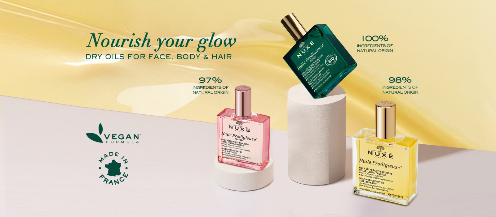 Nuxe UK provides unbeatable deals, offers and cashback on Transform Your Beauty Routine with Nuxe UK's Best Sellers via OODLZ.